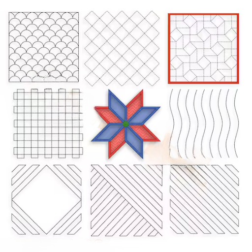 background machine embroidery stitches