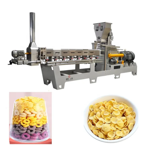 What are the Advantages of Extrusion in Making Corn Flakes?