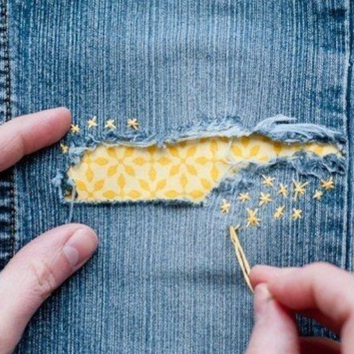 How do you embed a patch step by step
