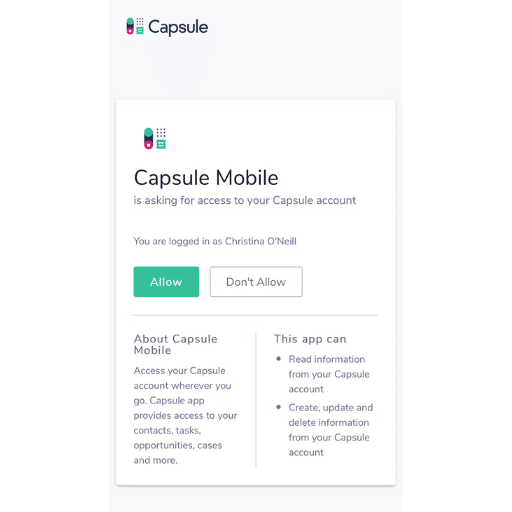How do you sign up and choose a username for your Capsule account