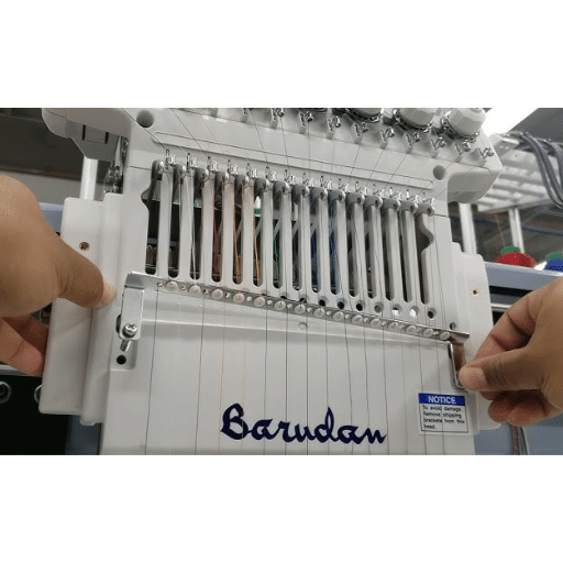 How to Troubleshoot the Barudan 6-Head Embroidery Machine