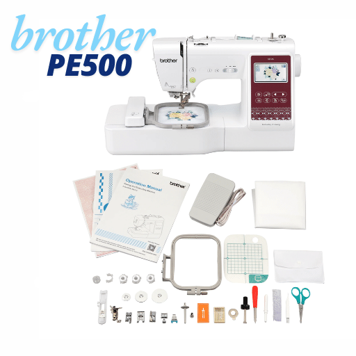 What makes the Brother PE500 embroidery machine stand out?