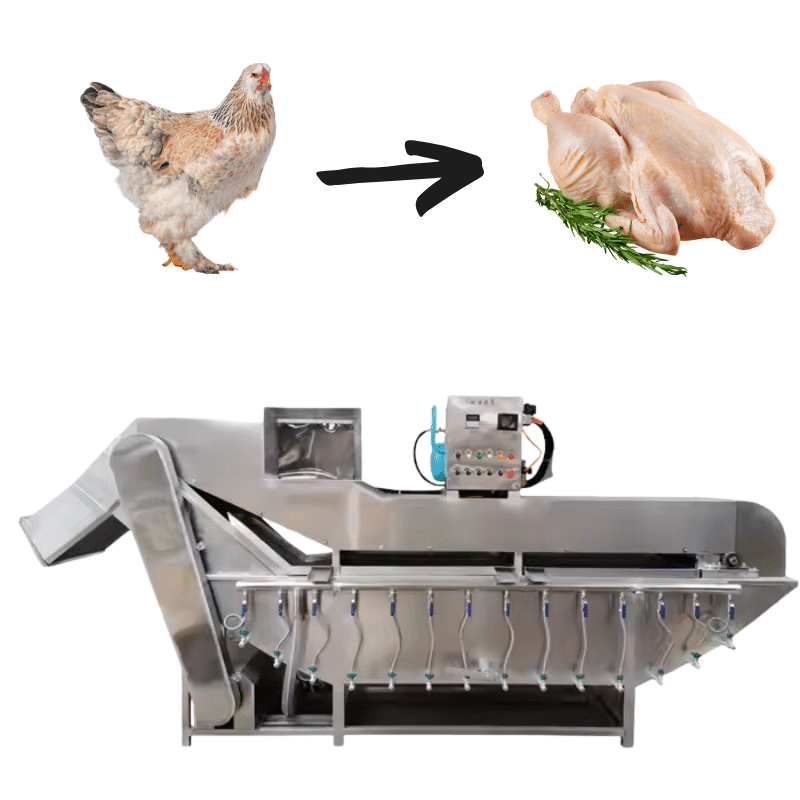 Small scale poultry processing equipment