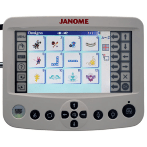 What Accessories and Downloads are Available for the Janome MB-7