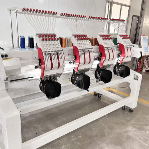 What are the Advantages of Using a 4-head Commercial Embroidery Machine