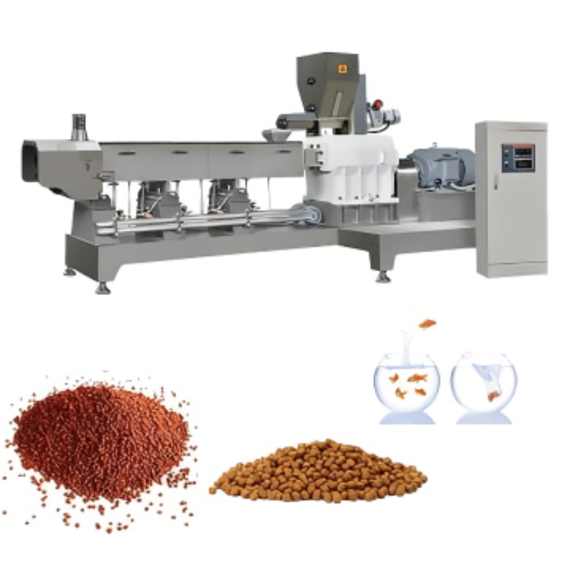 fish feed floating pellet making machine