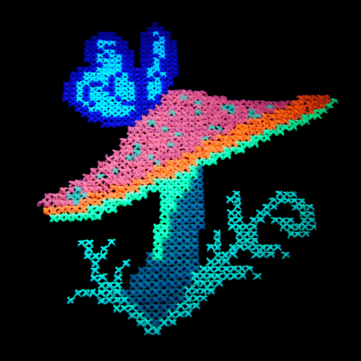How to Use Glow in the Dark Embroidery Thread Effectively
