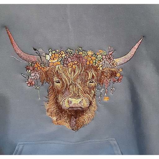 What Do You Need to Start a Highland Cow Machine Embroidery Design