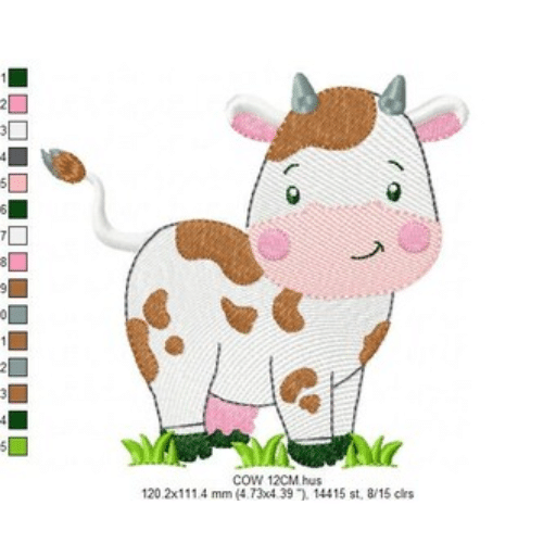 Where to Find Cow Machine Embroidery Design Files