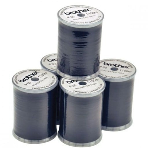 What is a bobbin in machine embroidery?