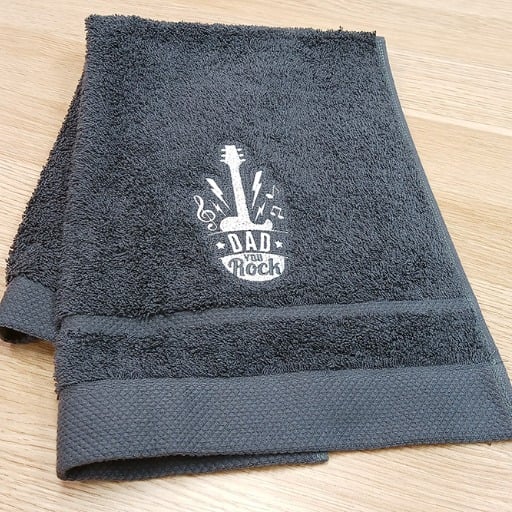 How do I prepare my machine embroidery on towels?