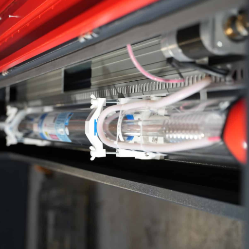 How does the CO2 laser cutting process actually work