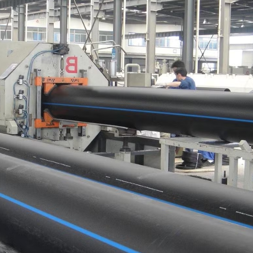 How does the manufacturing process ensure the quality of HDPE pipes for drinking water