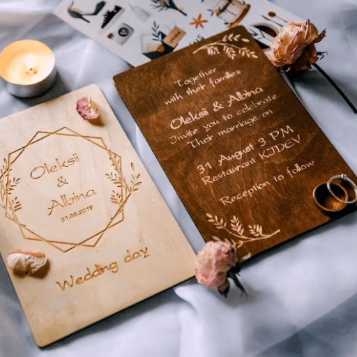 What are some creative laser engraving ideas for special occasions?