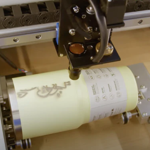 What are some creative projects you can tackle with a rotary laser engraver?