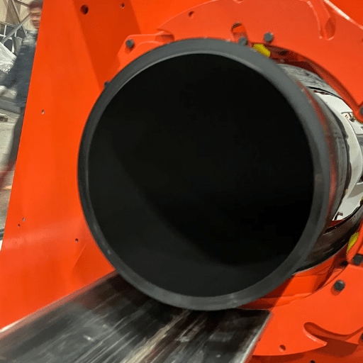 What are the optimal temperature ranges for HDPE pipe extrusion