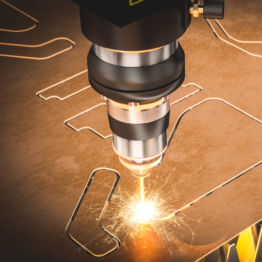 Which materials can be effectively cut using a laser cutting machine