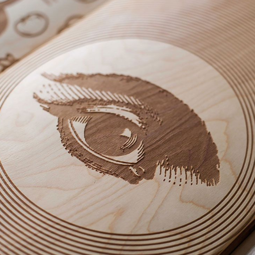laser engraving logo