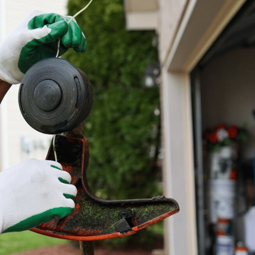 Using an Auto-Feed Weed Eater